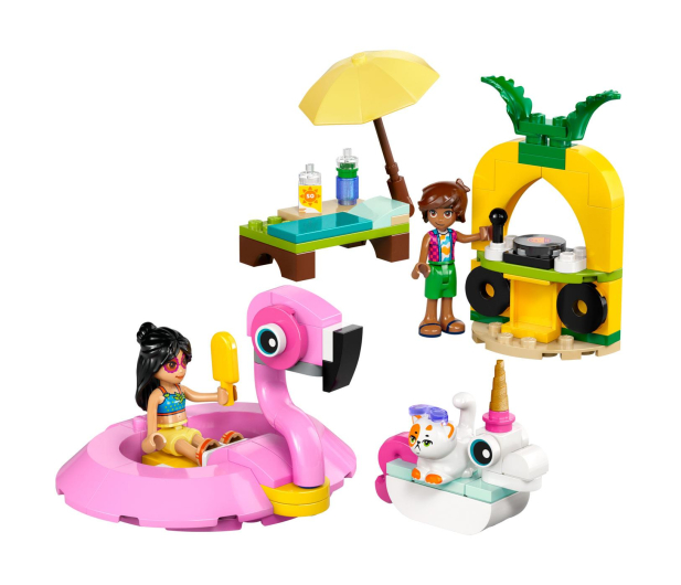 LEGO Friends 42658 Impreza na basenie z jednorożcem i flamingiem - 1331625 - zdjęcie 6